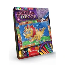 Набір креативної творчості Danko Toys "Glitter Decor" вітражна картина, 5+ GD-01-01U...06U — фото 2