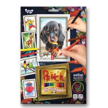 Набір креативної творчості Danko Toys "Pencil by numbers", олівці, 12 кольорів PBN-01-01...10 — фото 3