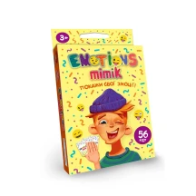 Гра Danko Toys, настільна карткова міні "Emotions Mimik" 3+ EM-01-01U