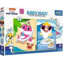 Пазли+розмальовка Trefl 10+10 елементів Baby Maxi "Маленька акула", 30 х 40 см, 2+ 43005