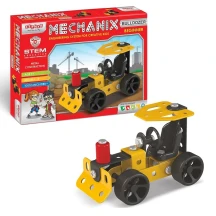 Конструктор металевий "Mechanix. Бульдозер" 2 моделі + інструменти 7+ 01059
