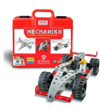 Конструктор металевий "Mechanix. №3" в кейсі 202 елементи, 18 моделей 7+ 01070