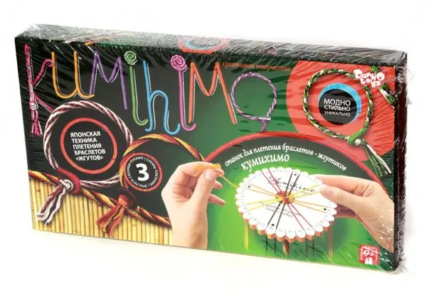 Набір креативної творчості Danko Toys "Kumihimo", асорті 9+ КМХ-01.... — фото 3