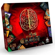 Квест-гра карткова Danko Toys "Best Quest" 4 в 1, В пошуках скарбів BQ-02-01