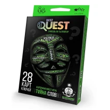 Квест-гра карткова Danko Toys "Best Quest" 28 карт ключів BQ-01-01U, 01-02,-03,-04