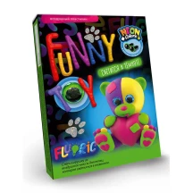 Повітряний пластилін Danko Toys, неонові кольори, cвітиться в темряві, + живі оченята, 3+ ARCL-FL-01-04,07U — фото 6