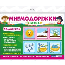 Мнемодоріжки Ranok "Весна", 16 доріжок, запам'ятовуємо за допомогою мнемотехніки 15222001У
