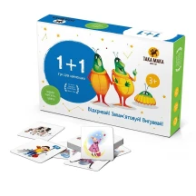 Игра Така Мака развлекательная настольная для самых маленьких "1 + 1", 64 карточки 3+ 60001-UA — фото 2