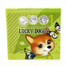 Розмальовка Lugky Doggy антістрес, інтегральна обкладинка, 200 х 200 мм, 20 аркушів 0513-21295