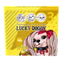 Розмальовка Lugky Doggy антістрес, інтегральна обкладинка, 200 х 200 мм, 20 аркушів 0513-21295 — фото 3