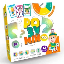 Гра Danko Toys настільна розвиваюча "Розумій-ко", 8+ GRZ-01-01U
