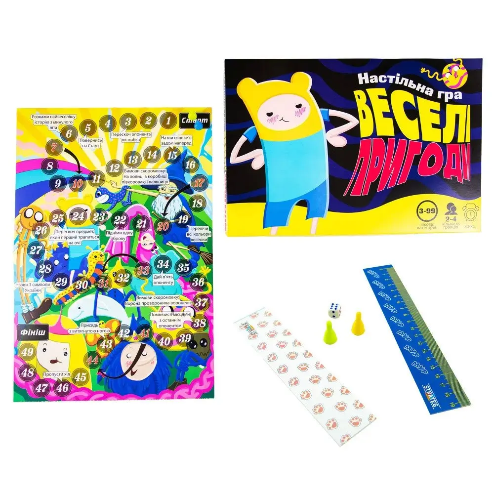 Игра Strateg "Веселые приключения" развлекательная 3+ 30244 Игра Strateg "Веселые приключения" развлекательная 3+ 30244 — фото 2