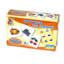 Настільна гра Boni toys "Лото фрукти та овочі" 2 - 4 гравця, 6+ 0264