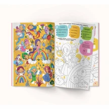 Книга Crystal Book "Інтерактивний віммельбух. Феї'' з наліпками 0+ — фото 3