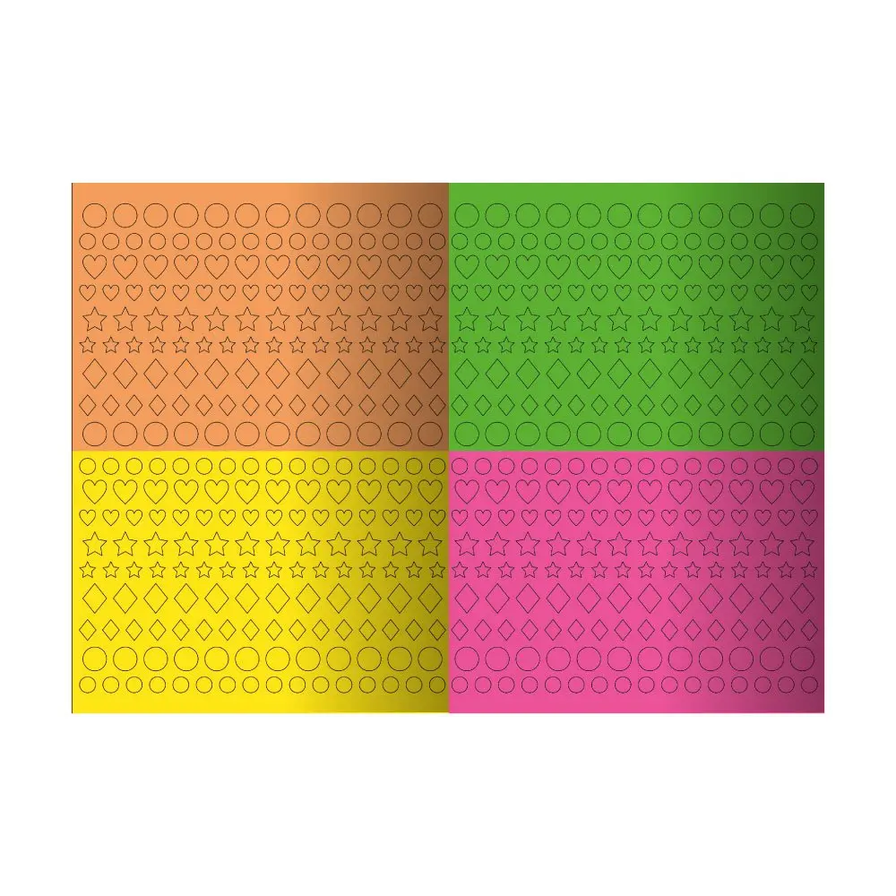 Розмальовка Апельсин з неоновими наліпками "Neon Stickers book", асорті РМ-69 — фото 3