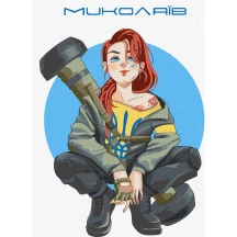 Картина по номерах Ідейка 30 х 40 см "Миколаїв", полотно, акрилові фарби, пензлики КНО4881