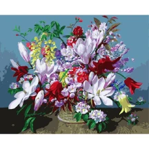 Картина по номерах Art Craft 40 х 50 см "Весняний букет", полотно, акрилові фарби, пензлики 12153-АС