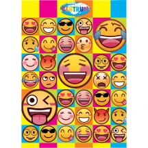 Наклейки Centrum "Emojidex" 3D, 18 штук, пластик, асорті 87013
