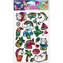 Наклейки Centrum "Stickers for decoration" голографія, пластик, асорті 80537 — фото 2