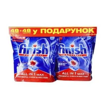 Таблетки Finish для посудомийних машин 48 + 48 штук 103 14 407