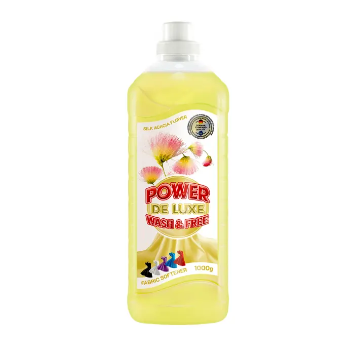 Пом`якшувач для тканин Power De Luxe Wash & Free 1 літр, концентрований — фото 3
