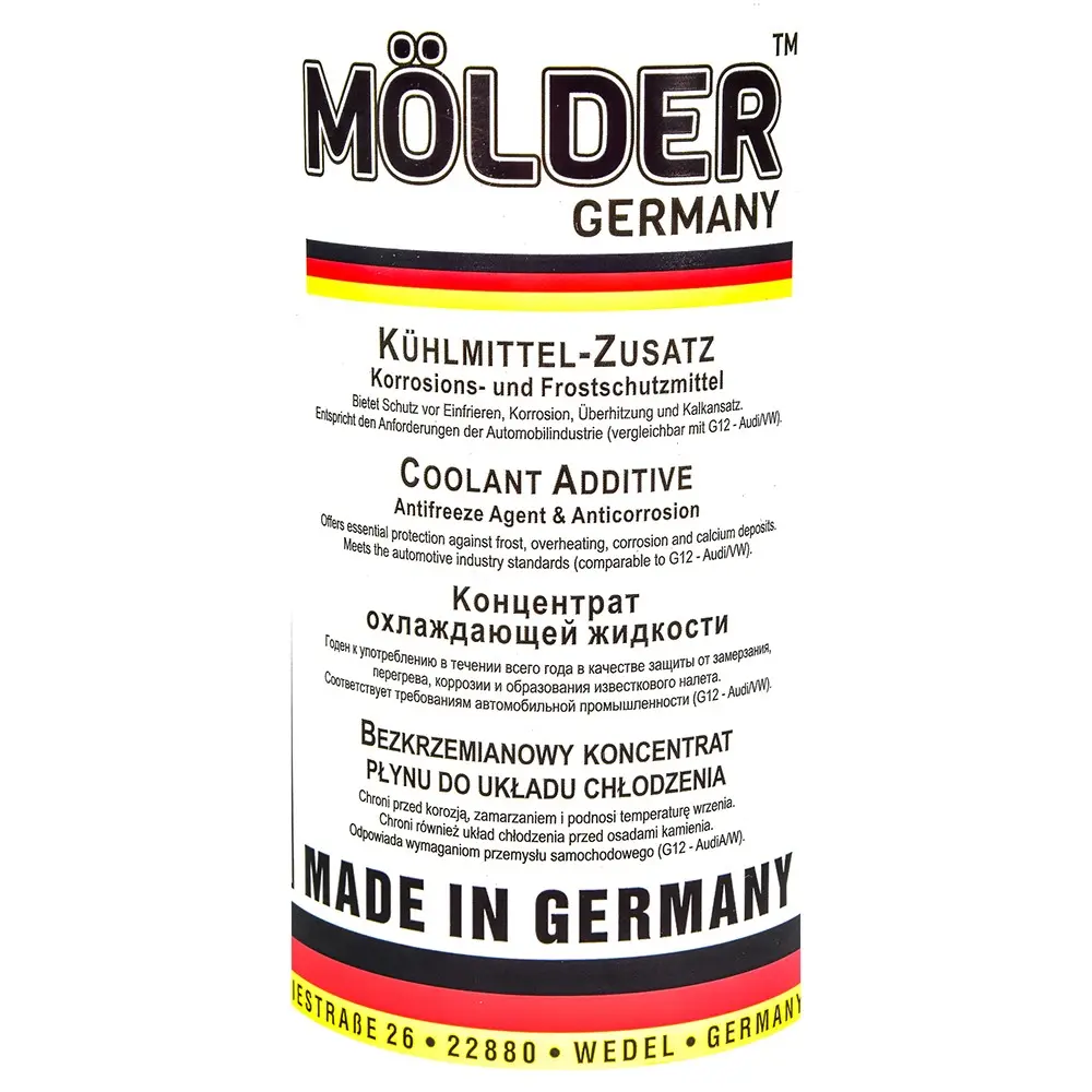 Антифриз  MOLDER, концентрат 1,5 л червоний (G12) UKF-015-G12 — фото 2
