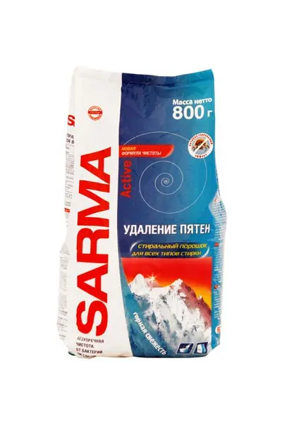 Порошок пральний SARMA-Aktive 800 г для кольорових тканин 29791 — фото 2