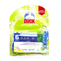 Засіб по догляду за унітазом DUCK 6 дисків чистоти 018843,018842,632578