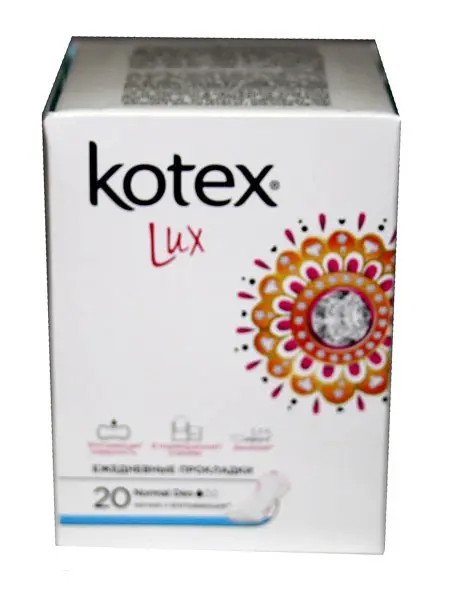 Прокладки щоденні KOTEX Normal, 20 штук в упаковці, асорті 9425330(400,510) — фото 2