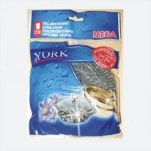 Губка для посуду YORK Maxi стальна 1 штука в упаковці 003020