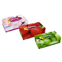 Серветки KLEENEX Family 2 шари, білі, 150 штук у картонному боксі, 216 х 216 мм 9480400 — фото 2