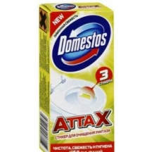 Смужка для унітазу DOMESTOS 3шт/10г асорті 8849393(369)