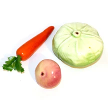 Муляжи "Овощи" 10 штук, демонстрационный набор, пенопласт E-VEG — фото 3