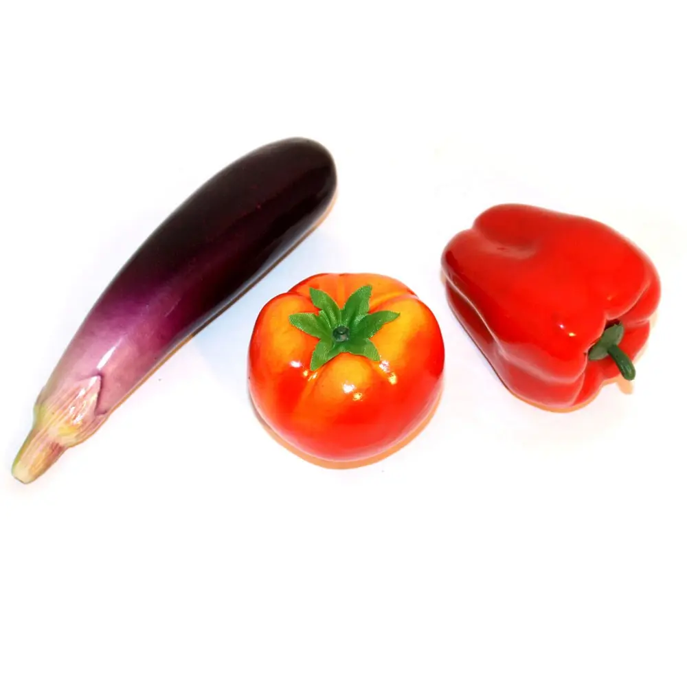 Муляжи "Овощи" 10 штук, демонстрационный набор, пенопласт E-VEG — фото 4