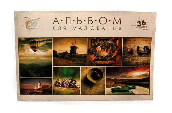 Альбом для рисования А4 Рюкзачек, 36 листов, 100г/м2, клееный, офсетная бумага А-19 — фото 2