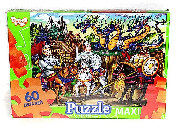 Пазли Danko Toys 60 елементів максі, 330 x 230 мм, 3+ Mx60-08-01 — фото 2