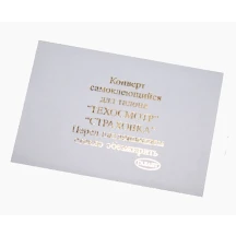Конверт - файл 9 х 6 см, самоклеючий для талону Техогляд, Страховка, малий, прозорий