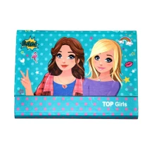 Папка - клатч В5 ITEM на липучці TOP Girls 190 х 250 мм, для дівчат іТЕМ312/TOP