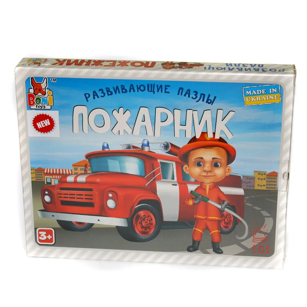 Розвиваючі пазли Boni Toys "Механік" 6 елементів, 3 + 0424 — фото 2
