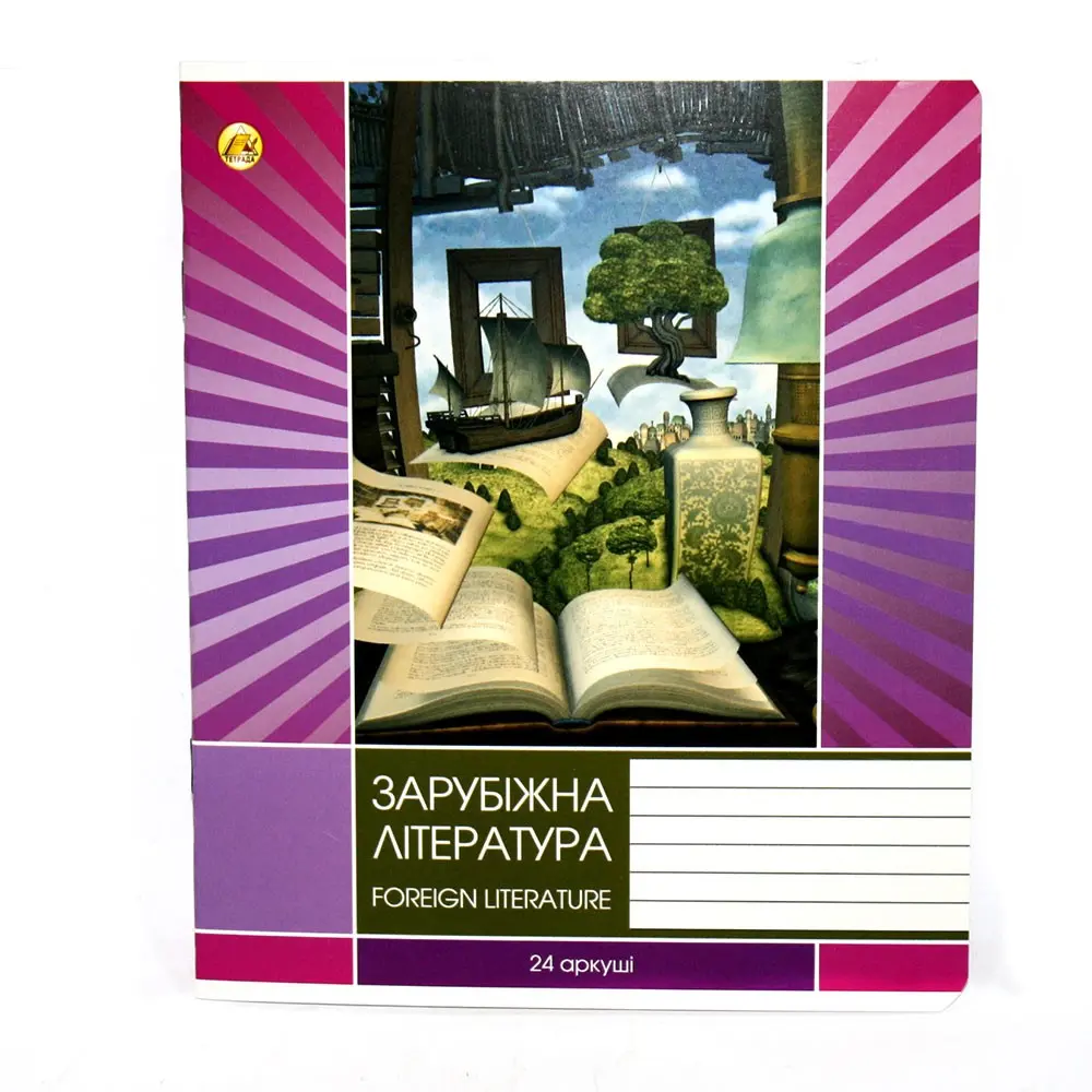 Зошит в лінійку Тетрада 24 аркуша А5, "Мікс 5К. Предметні" ОФ-001129 — фото 4