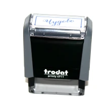 Оснащення Trodat Printy до штампу 38 х 14 мм "Чудово"+ червона подушка, пластик, корпус асорті 4911 Р4