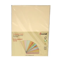 Папір кольоровий Mondi Coloured А4 80 г/м2, 100 аркушів, кремовий CR20/100