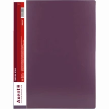 Дисплей - книга Axent А4 100 файлів, пластикова, слива 1200-11-A