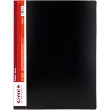 Дисплей - книга Axent А4 100 файлів, пластикова, чорна 1200-01-A
