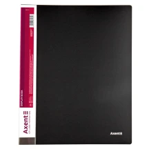 Дисплей - книга Axent А4 80 файлів, пластикова, чорна 1280-01-А