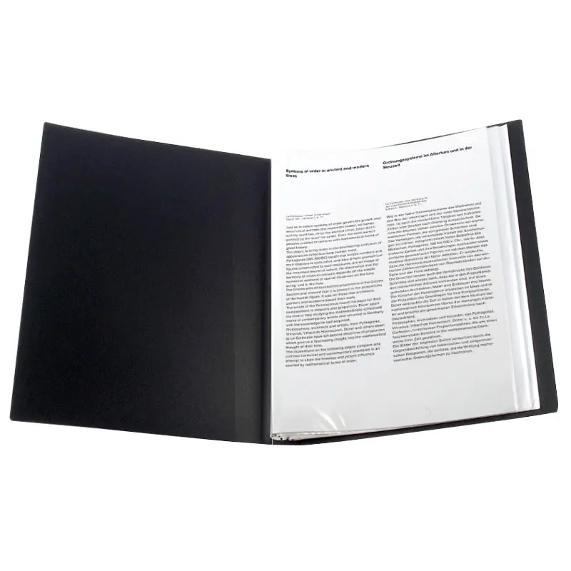 Дисплей - книга Axent А4 40 файлів, пластикова, чорна 1040-01-A — фото 3