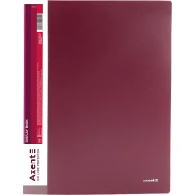 Дисплей - книга Axent А4 40 файлів, пластикова, бордова 1040-04-A