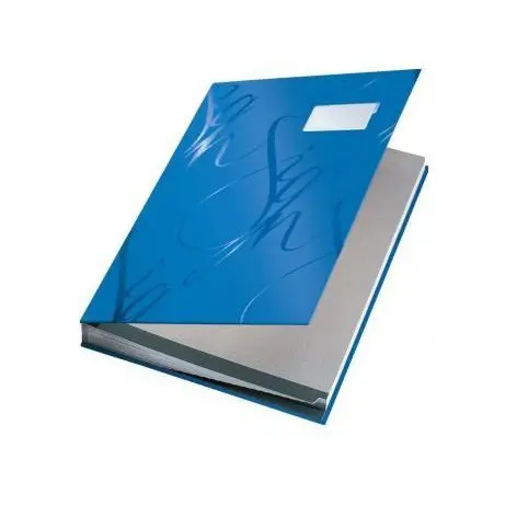 Папка на подпись Leitz, 18 отделений, 240 x 25 x 340 мм, цвет синий 5745-00-35 145653