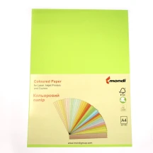 Папір кольоровий Mondi Color IQ А4 80 г/м2, 100 аркушів, зелений неон А4/80 NеоGN-100