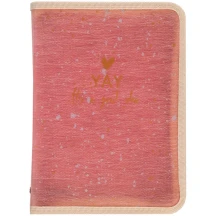 Папка Axent A4+ об'ємна, на блискавці, пластик, колір кораловий 1804-14-А